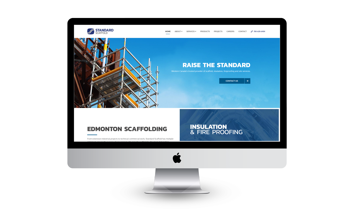 Standard Scaffold Website After a Brand Refresh by Magnolias