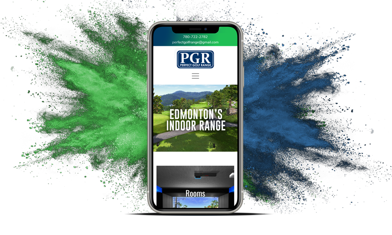 Perfect Golf Range Website Design