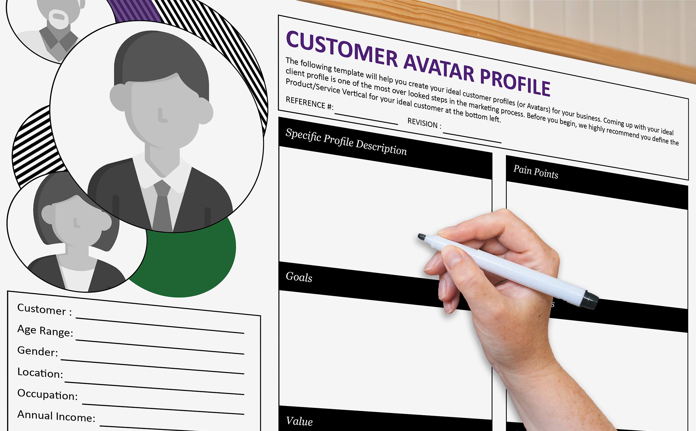 Free Customer Avatar Worksheet Rendering