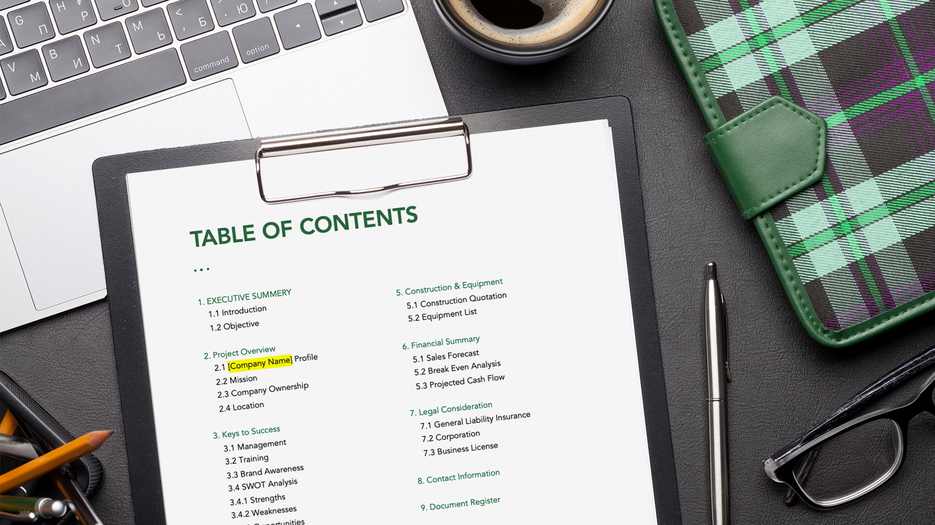 Free Editable Business Plan Template